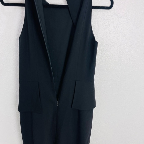 Theory Fefe Stretch Wool Peplum Dress Size 6 - Picture 7 of 8